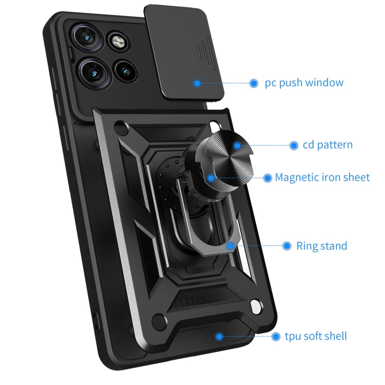 For Motorola Edge 50 Neo Sliding Camera Cover Design TPU+PC Phone Case(Red) - free shipping - PMC TechLife - Order now!