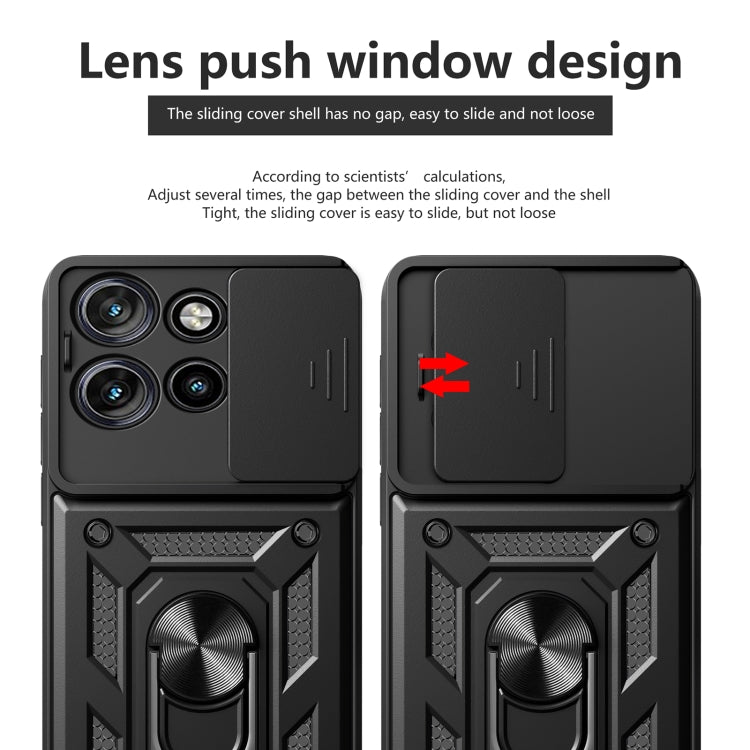 For Motorola Edge 50 Neo Sliding Camera Cover Design TPU+PC Phone Case(Red) - free shipping - PMC TechLife - Order now!