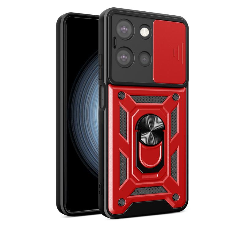For Motorola Moto G 2025 Sliding Camera Cover Design TPU+PC Phone Case(Red) - free shipping - PMC TechLife - Order now!
