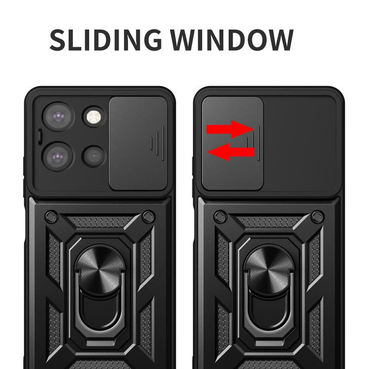 For Motorola Moto G 2025 Sliding Camera Cover Design TPU+PC Phone Case(Red) - free shipping - PMC TechLife - Order now!