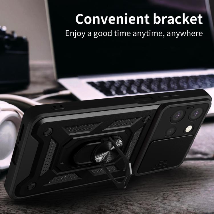 For Motorola Moto G 2025 Sliding Camera Cover Design TPU+PC Phone Case(Blue) - free shipping - PMC TechLife - Order now!