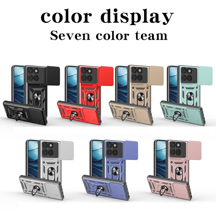 For Motorola Edge 60 Fusion Sliding Camera Cover Design TPU+PC Phone Case(Gold) - free shipping - PMC TechLife - Order now!
