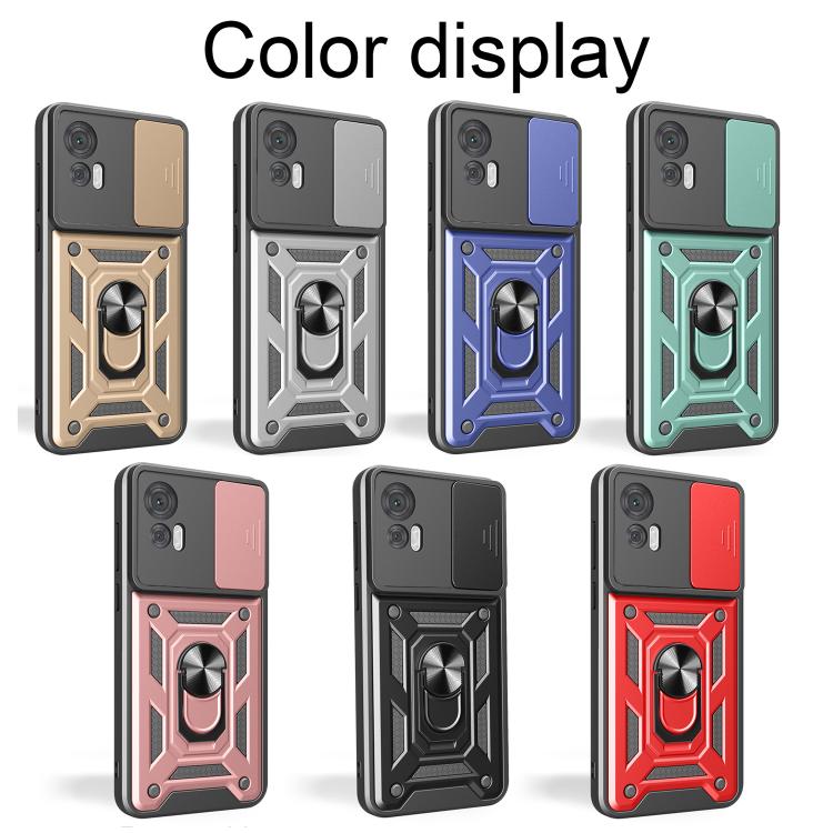 For Motorola Edge 30 Neo Sliding Camera Cover Design TPU+PC Phone Case(Red) - free shipping - PMC TechLife - Order now!