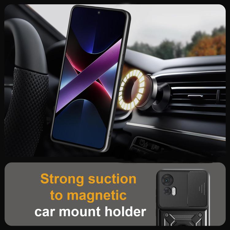 For Motorola Edge 30 Neo Sliding Camera Cover Design TPU+PC Phone Case(Silver) - free shipping - PMC TechLife - Order now!