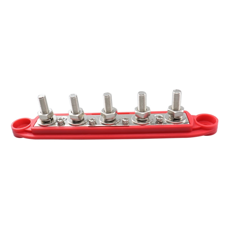 CP-4122-02 RV Yacht M8 Single Row 5-way Power Distribution Block Busbar with Cover - free shipping - PMC TechLife - Order now!