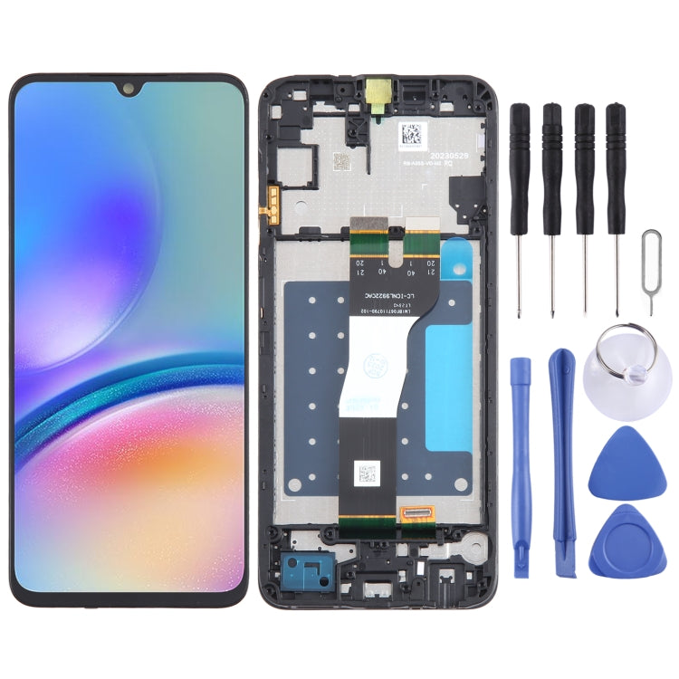 For Samsung Galaxy A05s SM-A057F Original LCD Screen Digitizer Full Assembly with Frame - free shipping - PMc TechLife - Order now!