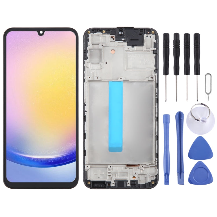 For Samsung Galaxy A25 SM-A256B Original LCD Screen Digitizer Full Assembly with Frame - LCD Screen by PMC Jewellery | Online Shopping South Africa | PMC Jewellery | Buy Now Pay Later Mobicred