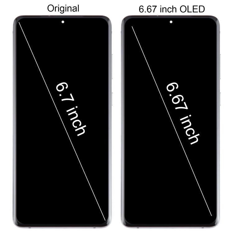 For Samsung Galaxy S20+ 4G/5G SM-G985/986 6.67 inch OLED LCD Screen Digitizer Full Assembly with Frame(Grey) - free shipping - PMc TechLife - Order now!