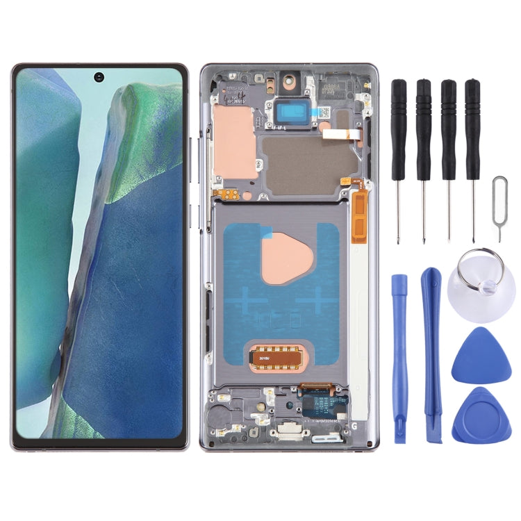 For Samsung Galaxy Note20 SM-N980 6.67 inch OLED LCD Screen Digitizer Full Assembly with Frame(Black) - free shipping - PMc TechLife - Order now!