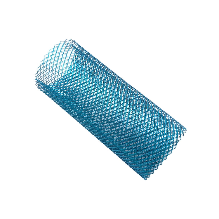 XH-6013 100x33cm Universal Car Grill Mesh Aluminum Alloy Grille Insert Bumper, Type:Small Hole(Blue) - Front Grille Decoration Strip by PMC TechLife | Online Shopping South Africa | PMC TechLife | Buy Now Pay Later Mobicred