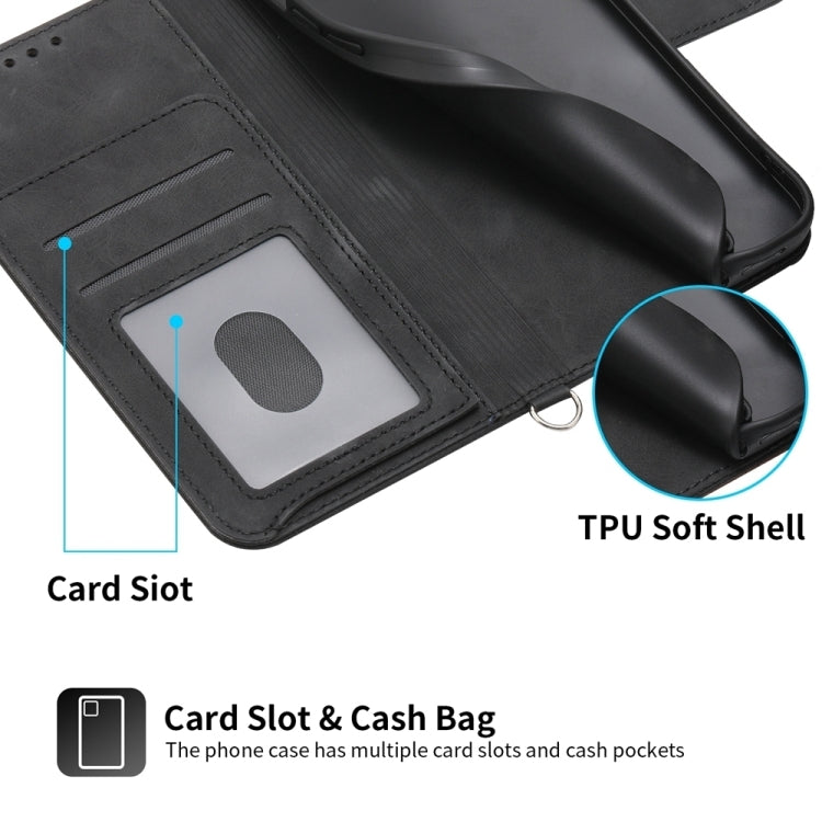 For Xiaomi Redmi Note 13 Pro 4G Skin-feel Flowers Embossed Wallet Leather Phone Case(Black) - Note 13 Pro Cases by PMC TechLife | Online Shopping South Africa | PMC TechLife | Buy Now Pay Later Mobicred