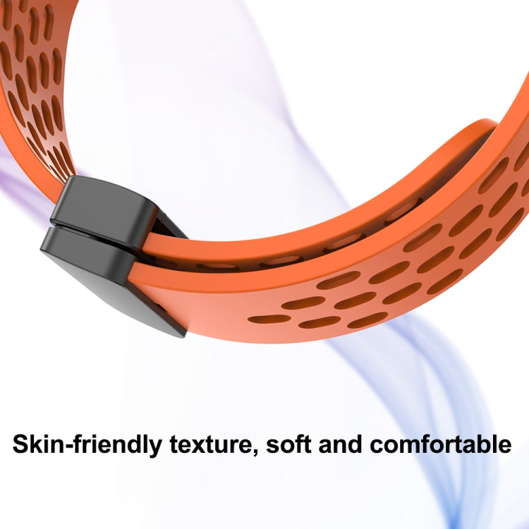 For Huawei Watch 4 / 4 Pro Magnetic Clasp Silicone Watch Band(Fruit Purple) - Watch Bands by PMC TechLife | Online Shopping South Africa | PMC TechLife