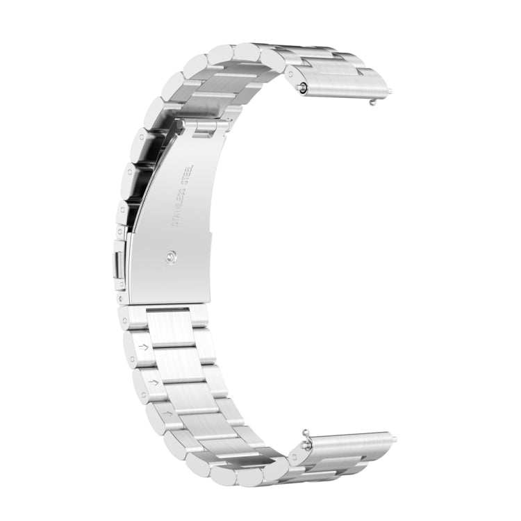 For Huawei Watch 4 / 4 Pro Three Bead Stainless Steel Watch Band(Silver) - free shipping - PMC TechLife - Order now!