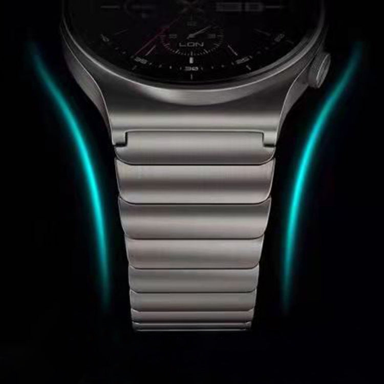 For Huawei Watch 4 / 4 Pro One Bead Stainless Steel Watch Band(Grey) - Watch Bands by PMC TechLife | Online Shopping South Africa | PMC TechLife