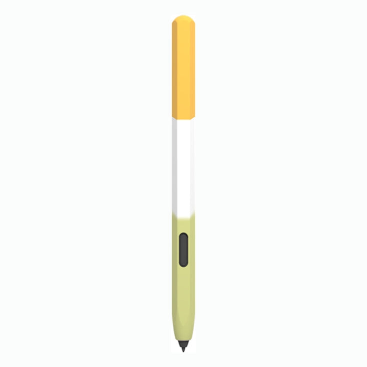 For Samsung Galaxy Tab S7 LOVE MEI Rainbow Liquid Silicone Protective Pen Case(Yellow) - Pencil Accessories by LOVE MEI | Online Shopping South Africa | PMC Jewellery