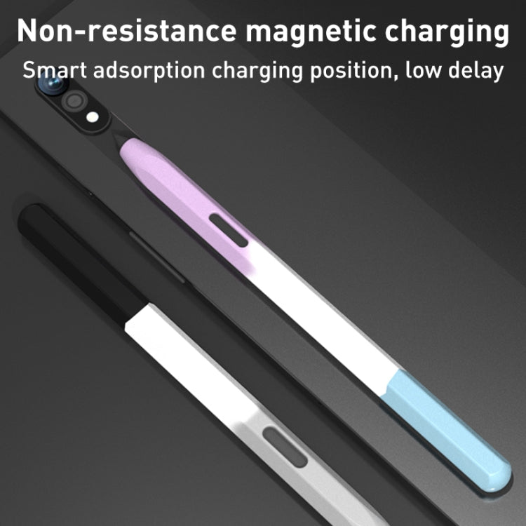 For Samsung Galaxy Tab S7 LOVE MEI Rainbow Liquid Silicone Protective Pen Case(Purple) - Pencil Accessories by LOVE MEI | Online Shopping South Africa | PMC TechLife