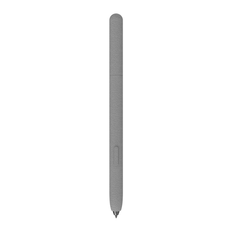 For Samsung Galaxy Tab S6 Lite LOVE MEI Frosted Leather Texture Silicone Protective Pen Case(Grey) - Pencil Accessories by LOVE MEI | Online Shopping South Africa | PMC TechLife