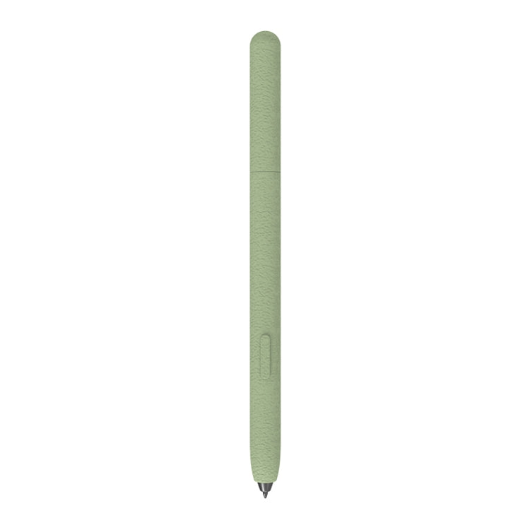 For Samsung Galaxy Tab S6 Lite LOVE MEI Frosted Leather Texture Silicone Protective Pen Case(Green) - Pencil Accessories by LOVE MEI | Online Shopping South Africa | PMC TechLife | Buy Now Pay Later Mobicred