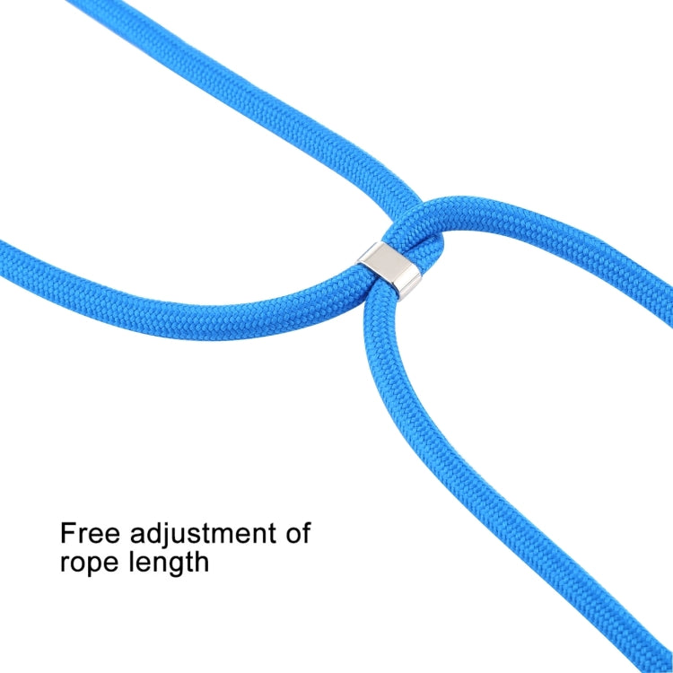 For iPhone 16 Plus Four-Corner Shockproof Transparent TPU Case with Lanyard(Black Gold) - free shipping - PMC TechLife - Order now!