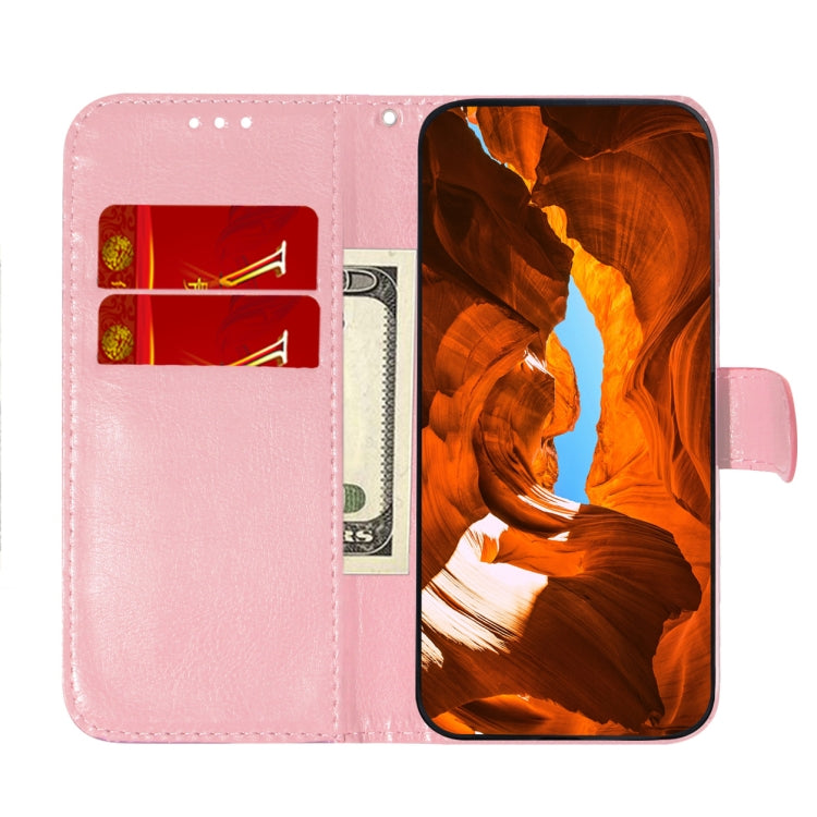 For iPhone 16e Colorful Magnetic Buckle Leather Phone Case(Pink) - iPhone 16e Cases by PMC TechLife | Online Shopping South Africa | PMC TechLife | Buy Now Pay Later Mobicred
