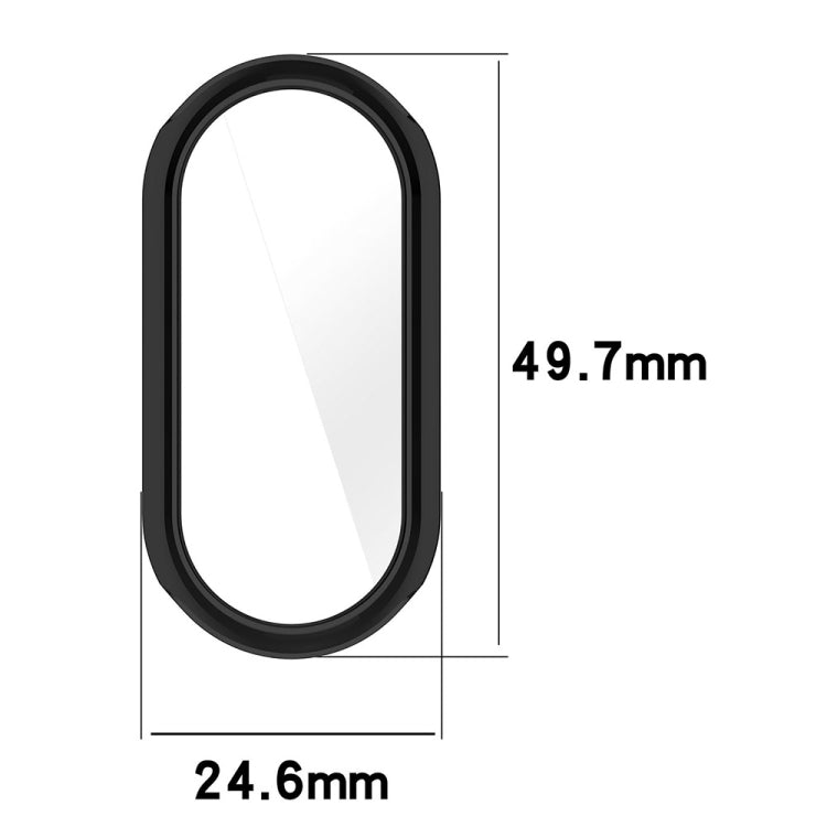 For Xiaomi Mi Band 8 / 9 Ceramic / 10 Ceramic Full Coverage TPU Electroplating Watch Protective Cover(Black) - free shipping - PMC TechLife - Order now!