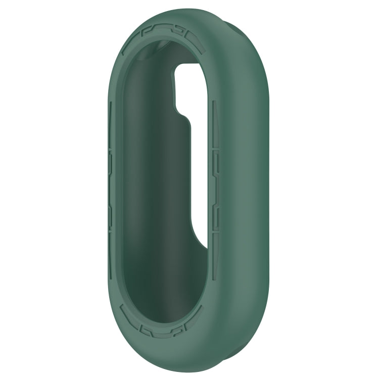 For Xiaomi Mi Band 8 Pure Color Silicone Watch Protective Case(Dark Green) - Watch Cases by PMC TechLife | Online Shopping South Africa | PMC TechLife