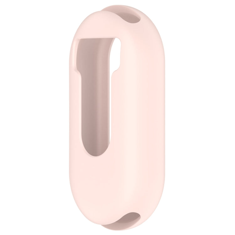 For Xiaomi Mi Band 8 Pure Color Silicone Watch Protective Case(Pink) - Watch Cases by PMC TechLife | Online Shopping South Africa | PMC TechLife