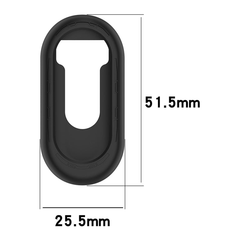 For Xiaomi Mi Band 8 Pure Color Silicone Watch Protective Case(Official White) - Watch Cases by PMC TechLife | Online Shopping South Africa | PMC TechLife