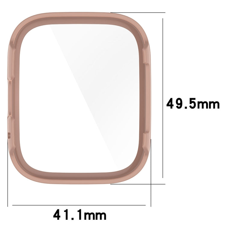 For Redmi Watch 3 Lite PC + Tempered Film Integrated Watch Protective Case(Transparent) - Watch Cases by PMC TechLife | Online Shopping South Africa | PMC TechLife | Buy Now Pay Later Mobicred