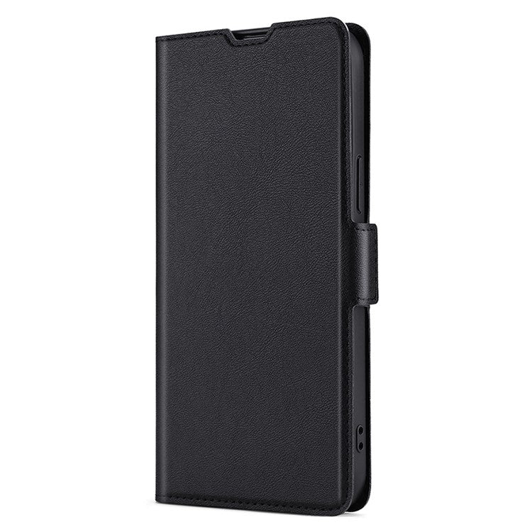 For vivo Y03 4G Ultra-thin Voltage Side Buckle Horizontal Flip Leather Phone Case(Black) - vivo Cases by PMC TechLife | Online Shopping South Africa | PMC TechLife | Buy Now Pay Later Mobicred