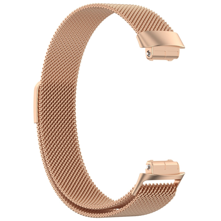For Fitbit Inspire 3 Milanese Metal Watch Band(Rose Gold) - Watch Bands by PMC TechLife | Online Shopping South Africa | PMC TechLife