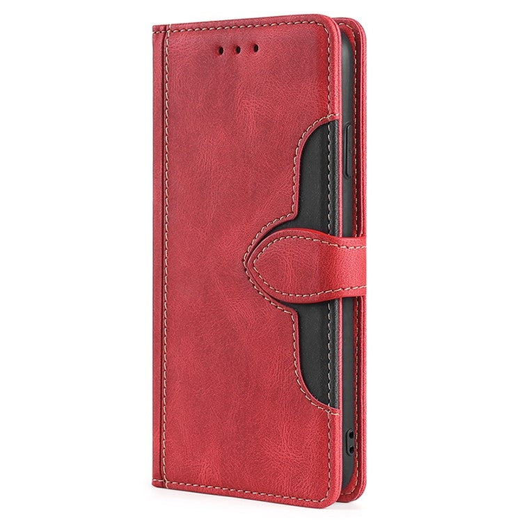 For Honor Magic6 Pro 5G Skin Feel Magnetic Buckle Leather Phone Case(Red) - Honor Cases by PMC Jewellery | Online Shopping South Africa | PMC Jewellery | Buy Now Pay Later Mobicred