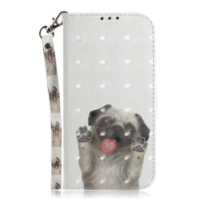 For Xiaomi Redmi Note 13 5G 3D Colored Horizontal Flip Leather Phone Case(Pug) - Note 13 Cases by PMC Jewellery | Online Shopping South Africa | PMC Jewellery | Buy Now Pay Later Mobicred