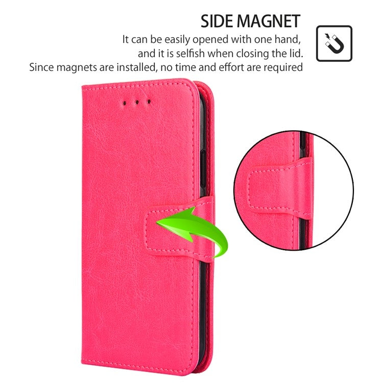 For Huawei Pura 70 Ultra 5G Crystal Texture Leather Phone Case(Rose Red) - free shipping - PMC Jewellery - Order now!