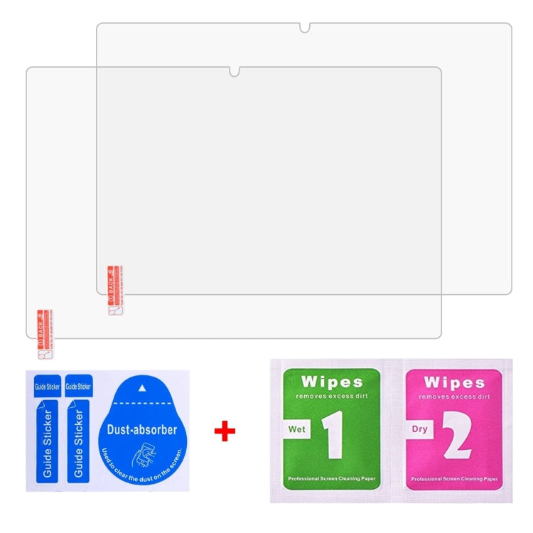 For DOOGEE T10 Pro / U10 2pcs 9H 0.3mm Explosion-proof Tempered Glass Film - Others by PMC TechLife | Online Shopping South Africa | PMC TechLife | Buy Now Pay Later Mobicred