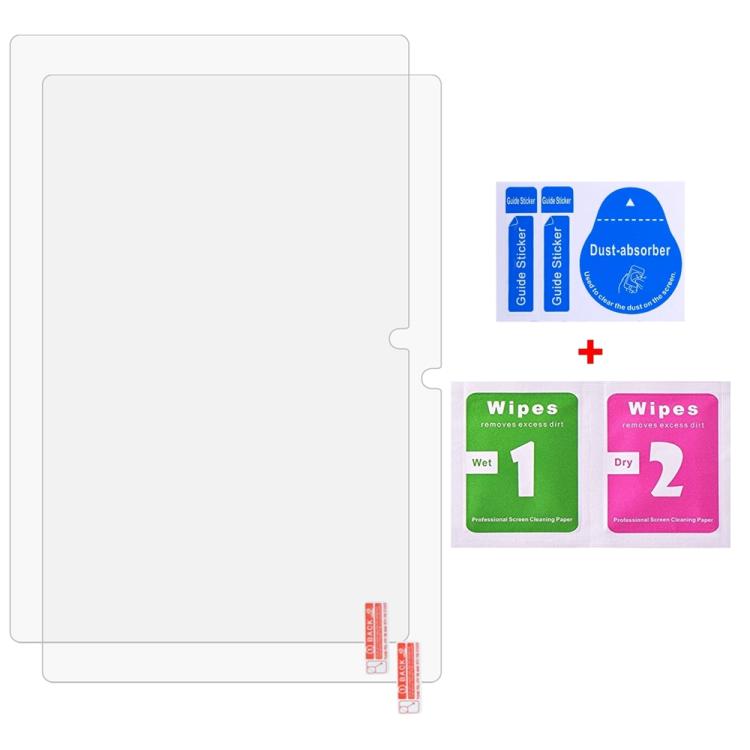 For Doogee U9 10.1 2pcs 9H 0.3mm Explosion-proof Tempered Glass Film - Others by PMC TechLife | Online Shopping South Africa | PMC TechLife | Buy Now Pay Later Mobicred