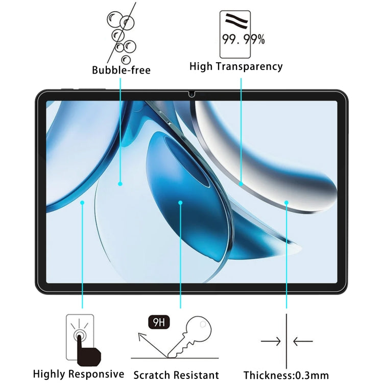 For Doogee T40 11 inch 25pcs 9H 0.3mm Explosion-proof Tempered Glass Film - Others by PMC TechLife | Online Shopping South Africa | PMC TechLife | Buy Now Pay Later Mobicred