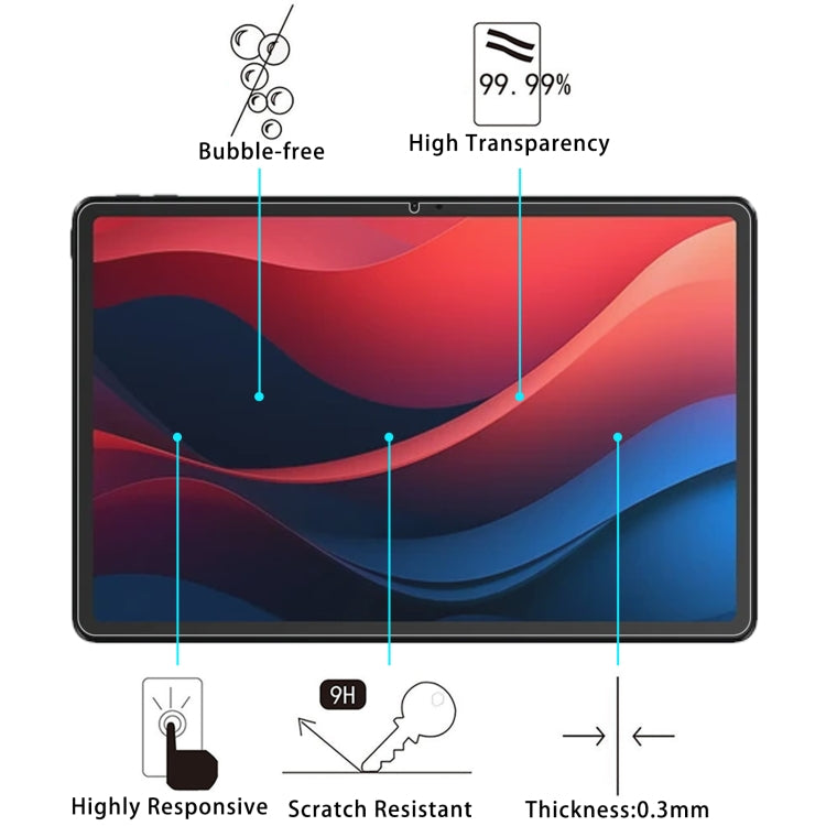 For Lenovo Xiaoxin 11 2024 9H 0.3mm Explosion-proof Tempered Glass Film - Others by PMC Jewellery | Online Shopping South Africa | PMC Jewellery | Buy Now Pay Later Mobicred