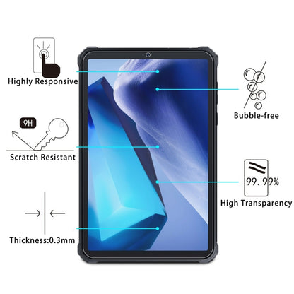 For Oukitel RT3 / RT3 Pro 2pcs 9H 0.3mm Explosion-proof Tempered Glass Film - Others by PMC Jewellery | Online Shopping South Africa | PMC Jewellery | Buy Now Pay Later Mobicred