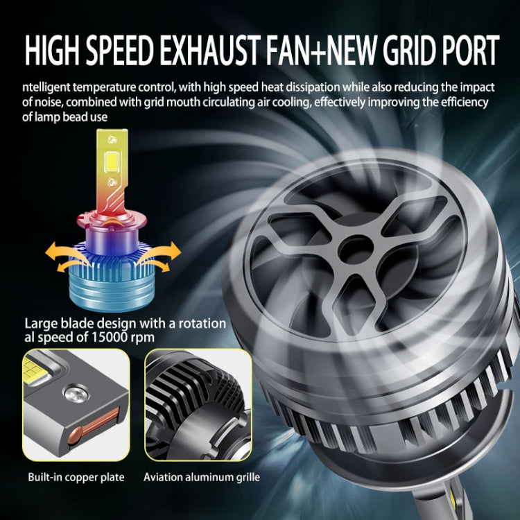 P15 1 Pair D2S / D2R DC10-32V / 35W / 6000K / 4000LM IP68 Waterproof Car LED Headlight - LED Headlamps by PMC TechLife | Online Shopping South Africa | PMC TechLife