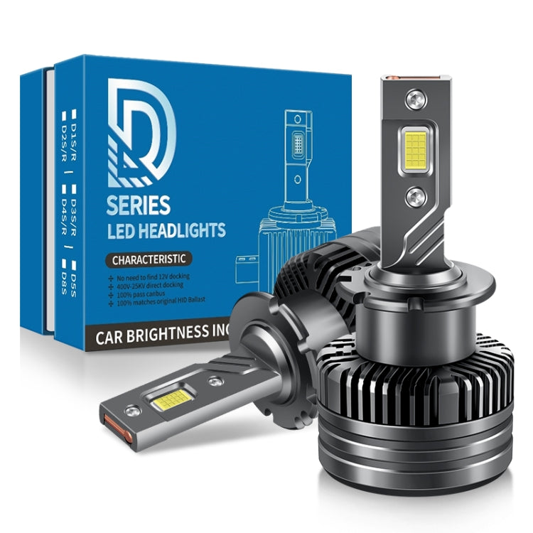 P15 1 Pair D4S / D4R DC10-32V / 35W / 6000K / 4000LM IP68 Waterproof Car LED Headlight - LED Headlamps by PMC TechLife | Online Shopping South Africa | PMC TechLife | Buy Now Pay Later Mobicred