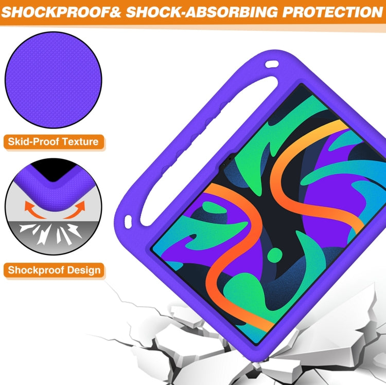 For Lenovo Tab M11/ Xiaoxin Pad 11 2024 Handle Portable EVA Shockproof Tablet Case(Purple) - Lenovo by PMC TechLife | Online Shopping South Africa | PMC TechLife | Buy Now Pay Later Mobicred