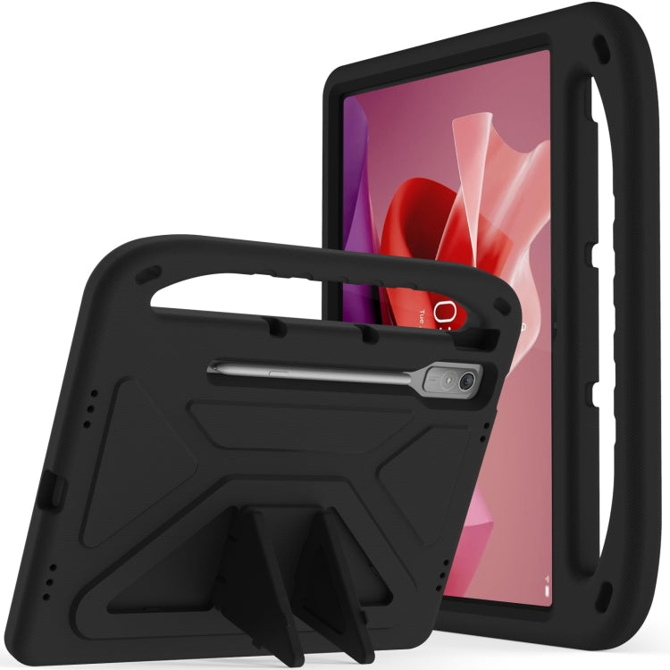 For Lenovo Tab P12 12.7 Handle Portable EVA Shockproof Tablet Case(Black) - Lenovo by PMC Jewellery | Online Shopping South Africa | PMC Jewellery | Buy Now Pay Later Mobicred