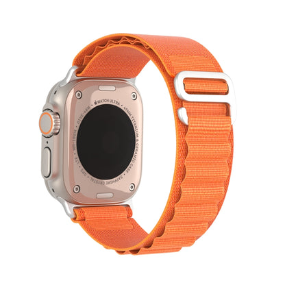 For Apple Watch Series 4 40mm DUX DUCIS GS Series Nylon Loop Watch Band(Orange) - Watch Bands by DUX DUCIS | Online Shopping South Africa | PMC Jewellery | Buy Now Pay Later Mobicred