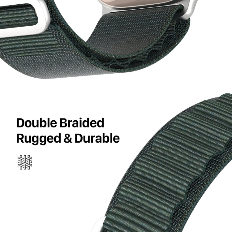 For Apple Watch Series 2 42mm DUX DUCIS GS Series Nylon Loop Watch Band(Green) - free shipping - PMC Jewellery - Order now!