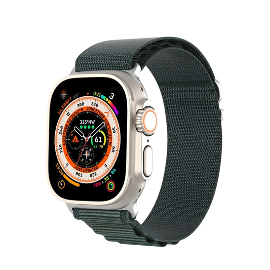 For Apple Watch Ultra 2 49mm DUX DUCIS GS Series Nylon Loop Watch Band(Green) - Watch Bands by DUX DUCIS | Online Shopping South Africa | PMC Jewellery | Buy Now Pay Later Mobicred