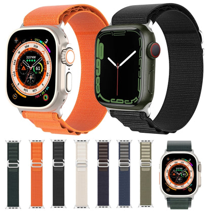 For Apple Watch Series 5 40mm DUX DUCIS GS Series Nylon Loop Watch Band(Black) - Watch Bands by DUX DUCIS | Online Shopping South Africa | PMC Jewellery | Buy Now Pay Later Mobicred