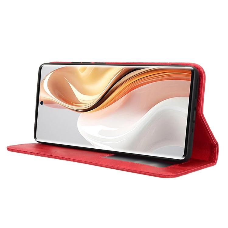 For Ulefone Note 17 Pro Magnetic Buckle Retro Texture Leather Phone Case(Red) - Ulefone Cases by PMC Jewellery | Online Shopping South Africa | PMC Jewellery | Buy Now Pay Later Mobicred