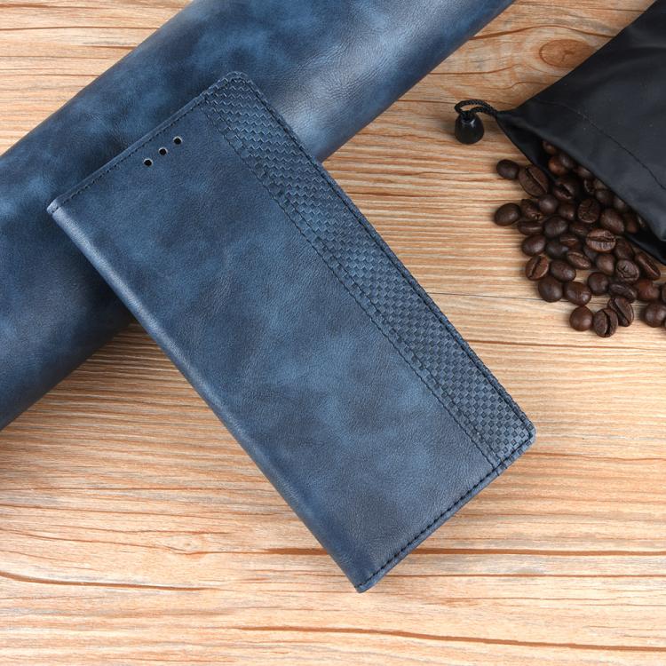 For Ulefone Note 20 Pro Magnetic Buckle Retro Texture Leather Phone Case(Blue) - Ulefone Cases by PMC TechLife | Online Shopping South Africa | PMC TechLife | Buy Now Pay Later Mobicred