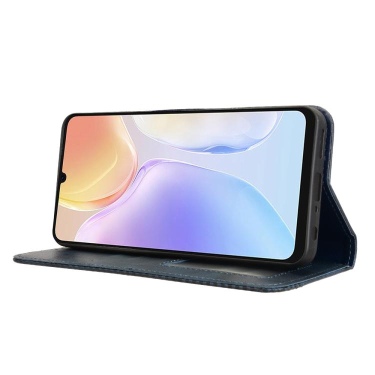 For Ulefone Note 20 Pro Magnetic Buckle Retro Texture Leather Phone Case(Blue) - Ulefone Cases by PMC TechLife | Online Shopping South Africa | PMC TechLife | Buy Now Pay Later Mobicred